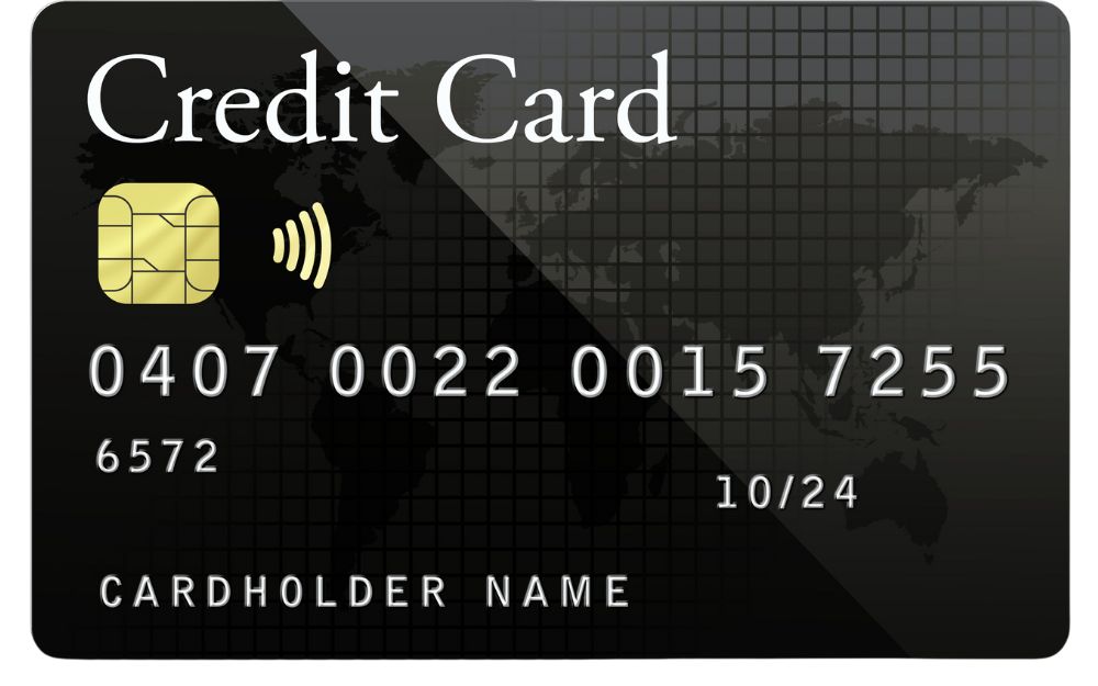 credit card black